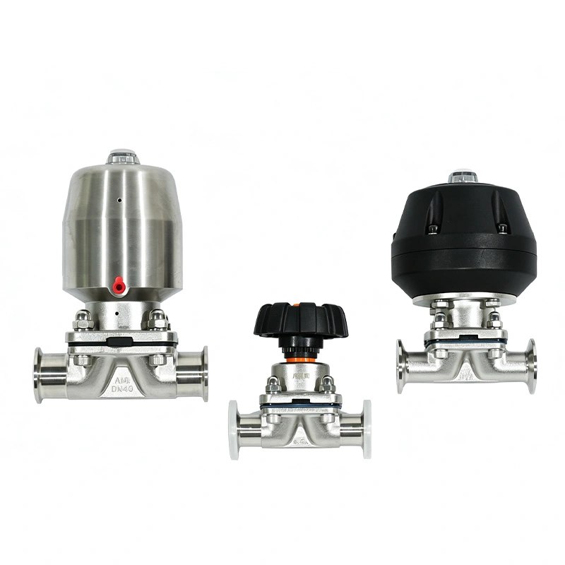 Sanitary Manual Pneumatic Actuated Diaphragm Valve